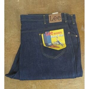 Vintage 70s Deadstock LEE Riders Made in USA 200-0341 Boot Cut Flare Jeans 50x32